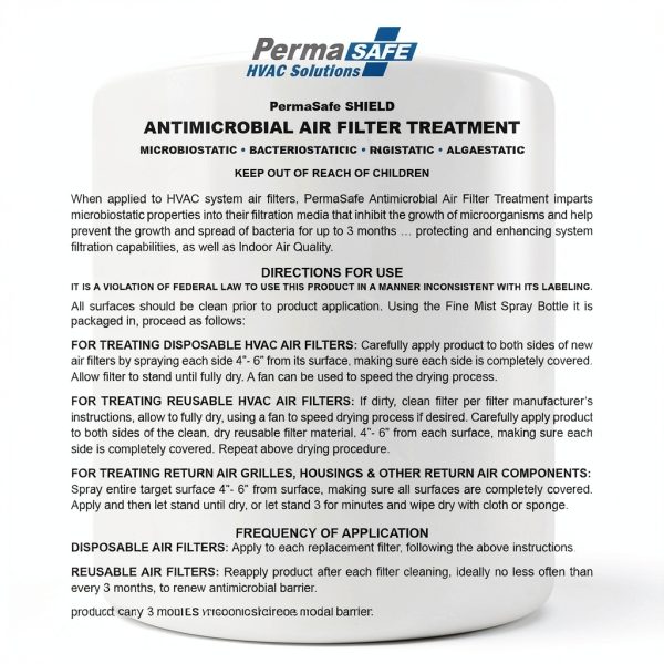 PureGuard Antimicrobial Air Filter Treatment PS-2H 3‑Month Protection-2