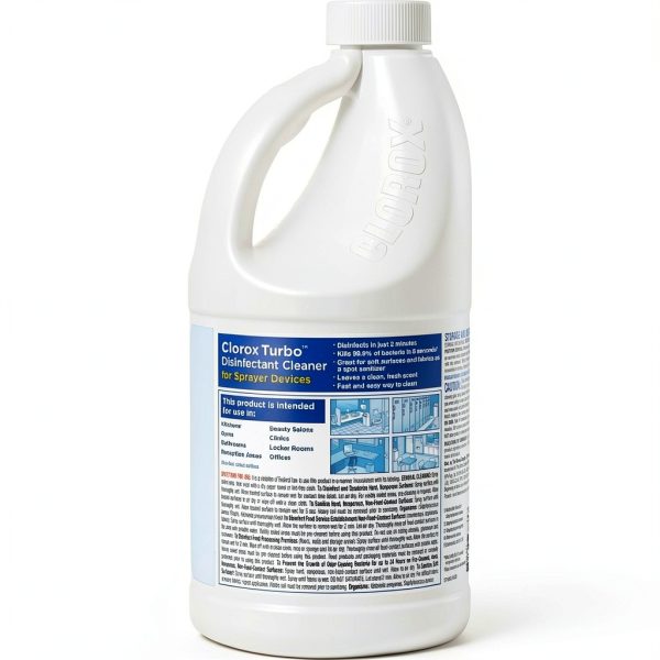 Clorox Turbo Disinfectant Cleaner 60090 Bleach Free Spray-6