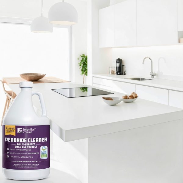 Peroxide Cleaner 5% Hydrogen 1 Gallon Essential Values Universal-5