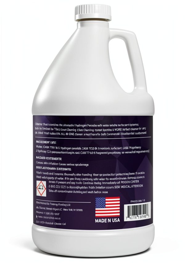 Peroxide Cleaner 5% Hydrogen 1 Gallon Essential Values Universal-8