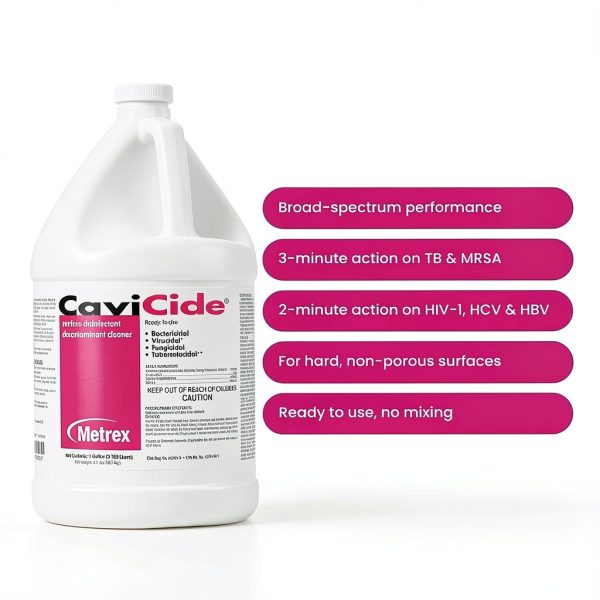 Metrex MET13-1000 Broad Spectrum Disinfectant Spray 1 Gallon Fast-1