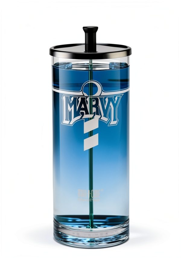 Acrylic Disinfectant Station William Marvy 40 oz Stainless Steel Lid-1