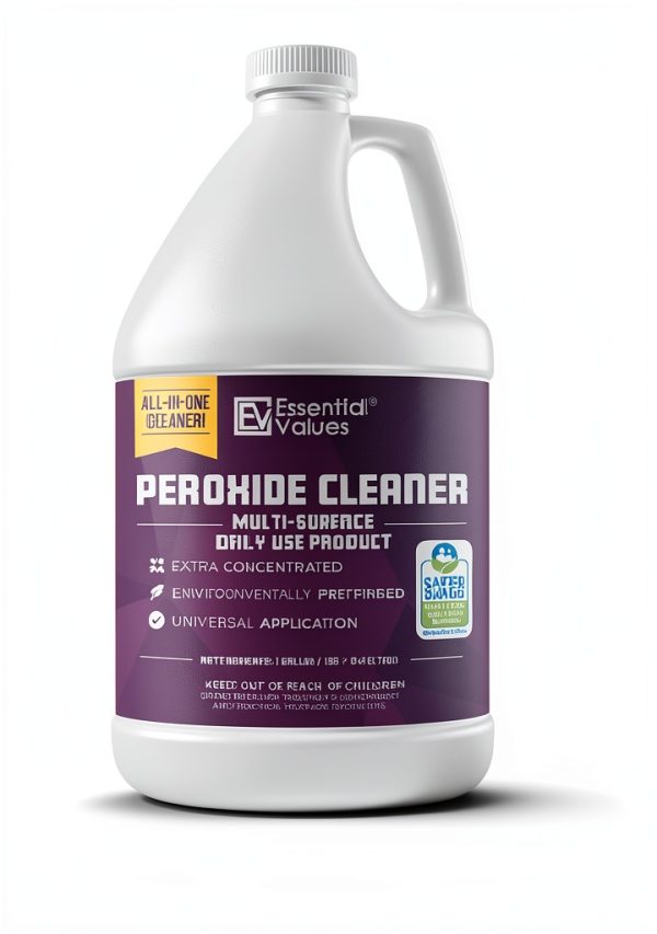 Peroxide Cleaner 5% Hydrogen 1 Gallon Essential Values Universal-7