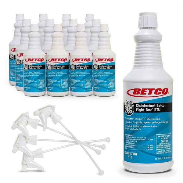 BETCO Disinfectant Spray BET3111200 Quat-Based Hospital Cleaner-0