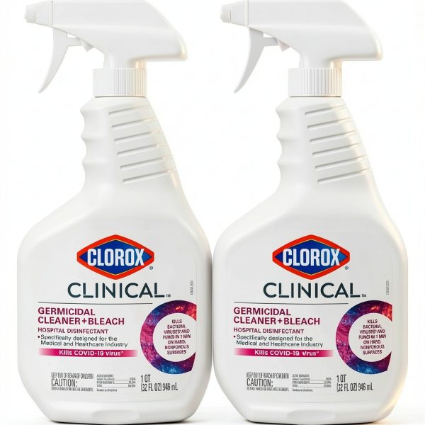 Clorox Clinical Germicidal Cleaner Bleach Hospital Disinfectant Spray-0