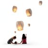 Chinese Lanterns 5Pcs Round Paper Lanterns Swinafer White Pack-2