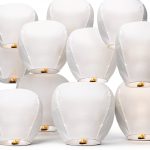 Chinese Lanterns 5Pcs Round Paper Lanterns Swinafer White Pack-0