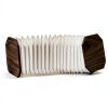 Originality Folding Accordion Lamp, Portable Wooden Desk Lamp, Japanese Gifts, Creative LED Paper Lantern with USB for Home Decoration(Walnut)-4