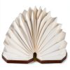 Originality Folding Accordion Lamp, Portable Wooden Desk Lamp, Japanese Gifts, Creative LED Paper Lantern with USB for Home Decoration(Walnut)-3